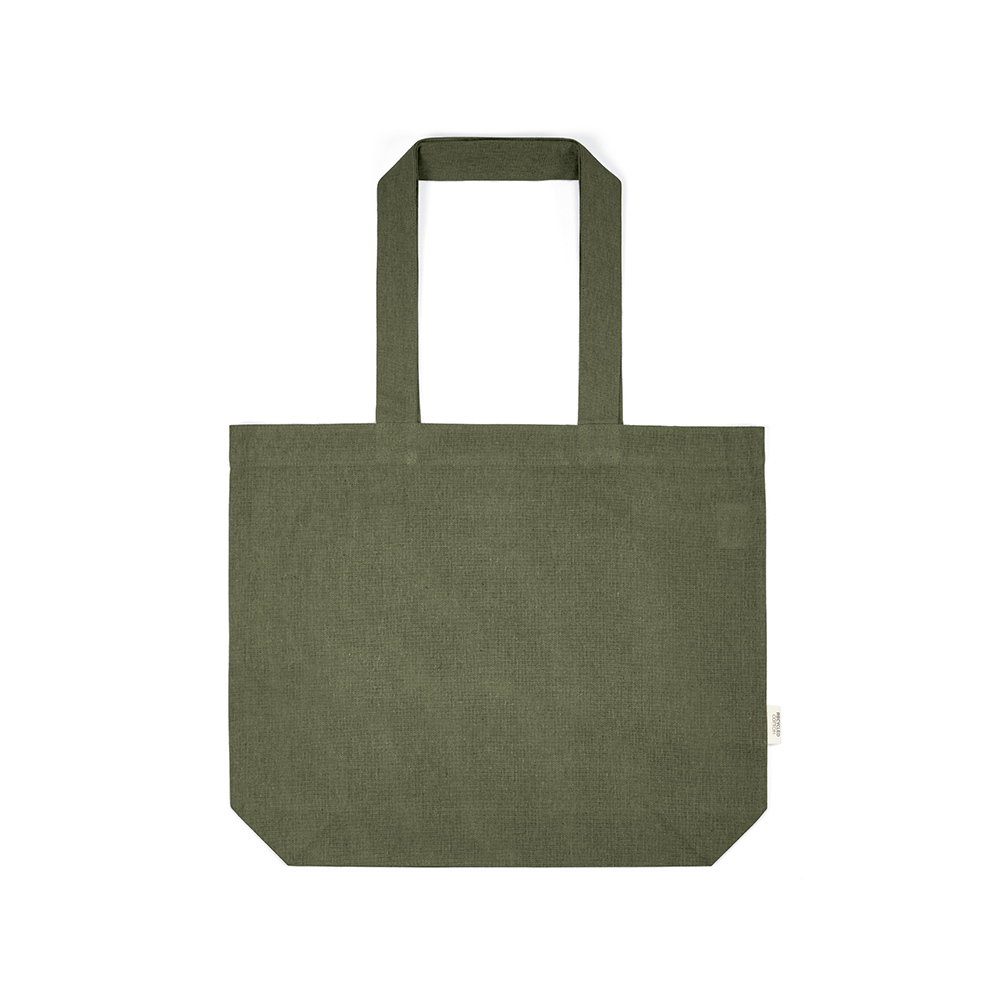 Sac cabas coton recyclé 180g prommotionel Kilimanjaro Vert armée